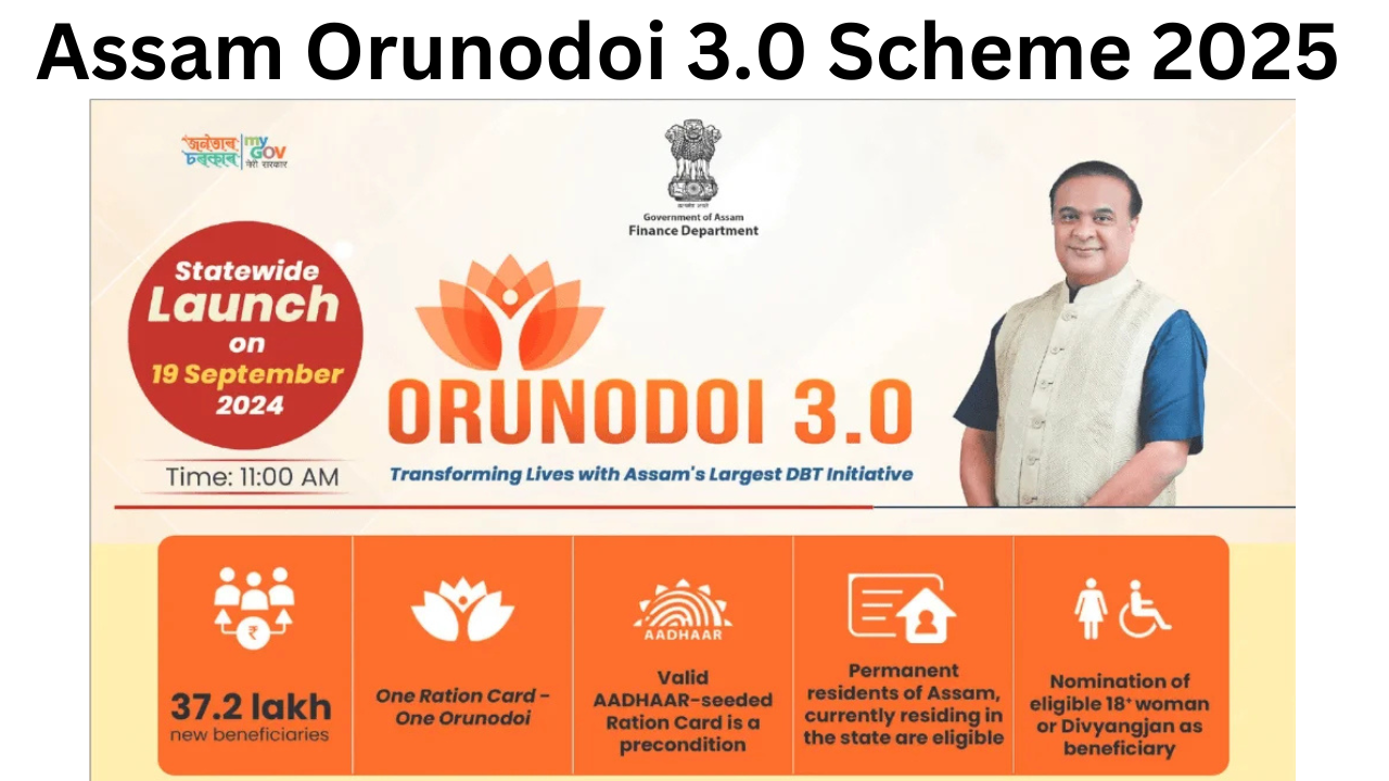 Assam Orunodoi 3.0 Scheme 2025